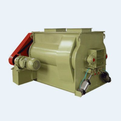 Biaxial blade mixer and high efficiency